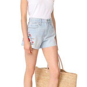 Madewell • The Perfect Jean Shorts: Embroidered